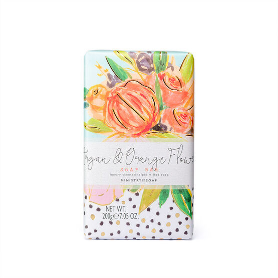 The Somerset Toiletry Co. - Ministry Of Soap - Argan & Orange Flower Painted Marks Soap