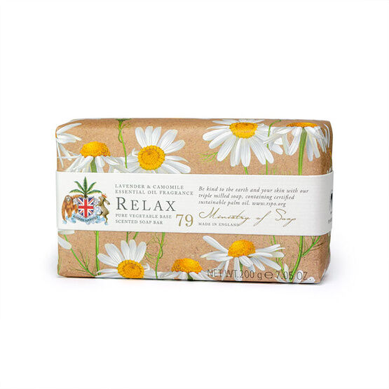 The Somerset Toiletry Co. - Ministry Of Soap - Relax Lavender & Chamomile Natural Wellbeing Soap