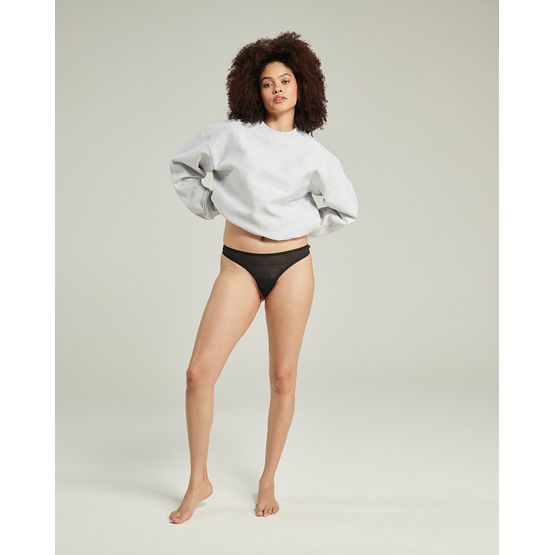 The Sheer Deco Barely There Thong