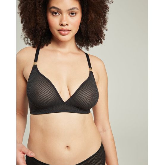 The Sheer Deco Easy Does It Bralette