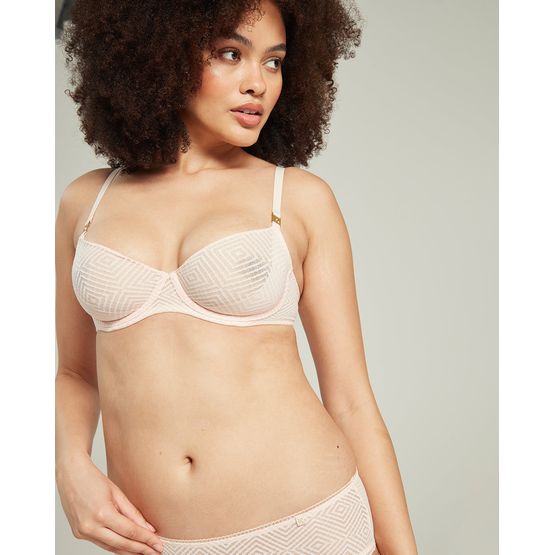 The Sheer Deco Lift Balcony Bra