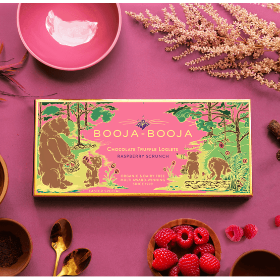 Booja-Booja - Raspberry Scrunch Easter Truffle Loglets