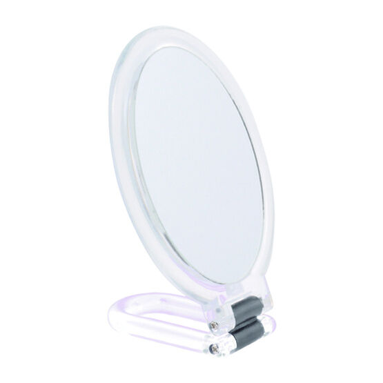 Hand/Stand Oval Mirror Clear