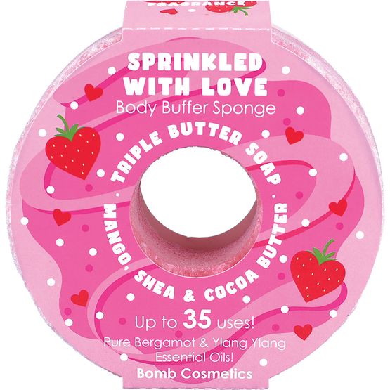 Bomb Cosmetics - Sprinkled with Love Donut Body Buffer Sponge