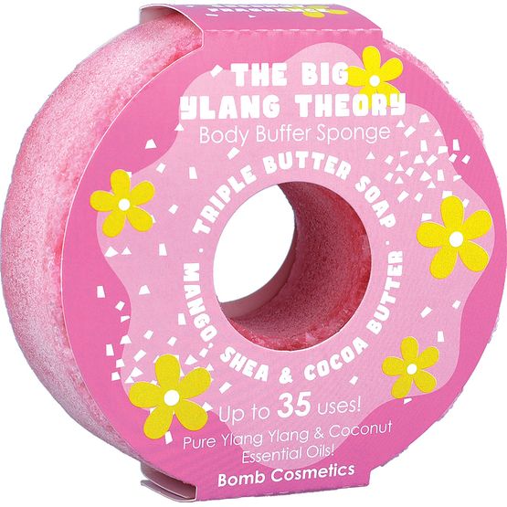 Bomb Cosmetics - The Big Ylang Theory Donut Body Buffer Sponge