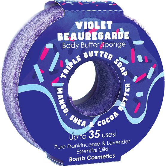Bomb Cosmetics - Violet Beauregarde Donut Body Buffer Sponge