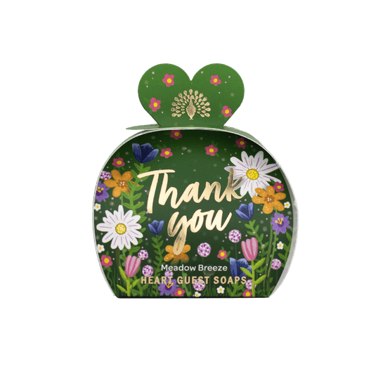 English Soap Company - Occasions Thank You Luxury Heart Guest Soap 3 x 20g