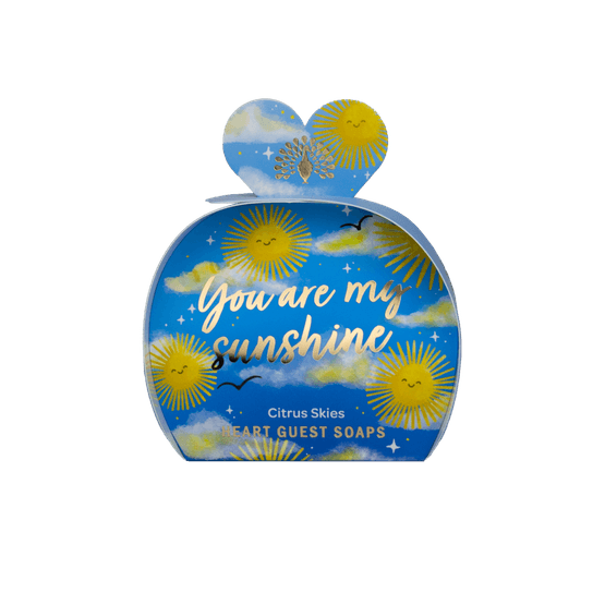English Soap Company - You Are My Sunshine Citrus Luxury Heart Guest Soap 3 x 20g