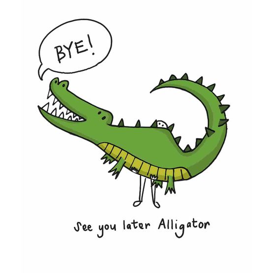 Embraced Alligator
