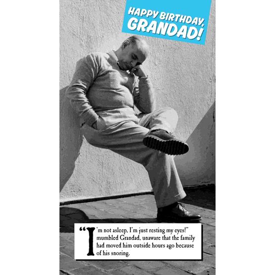 Grandson - Leaning Against Wall Sleeping