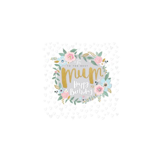 Mum Birthday Floral Wreath