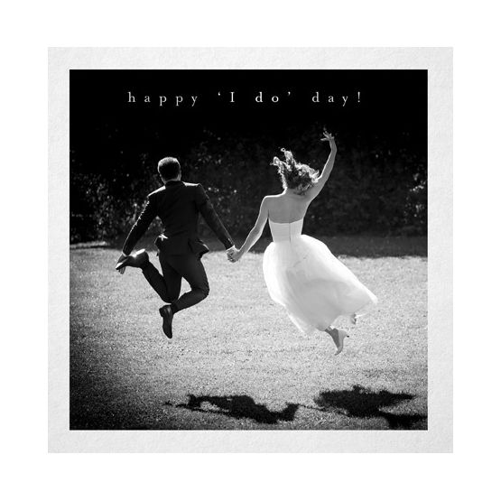 Wedding Couple Jumping