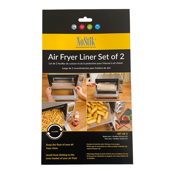 No Stik - Air Fryer Liner Set of 2 Rectangular