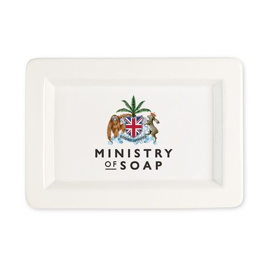 The Somerset Toiletry Co. Ministry Of Soap Rectangle Ceramic Soap Dish