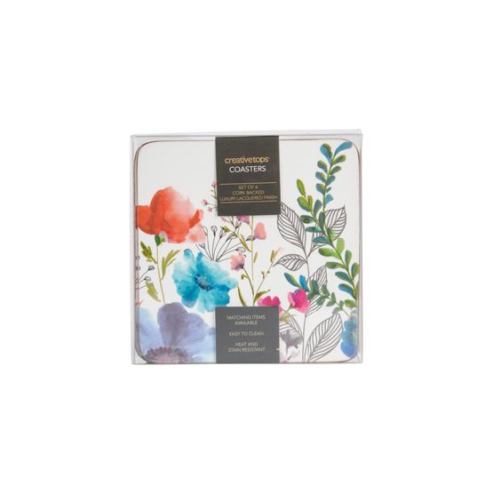 Creative Tops - Meadow Floral Set of 6 Coasters