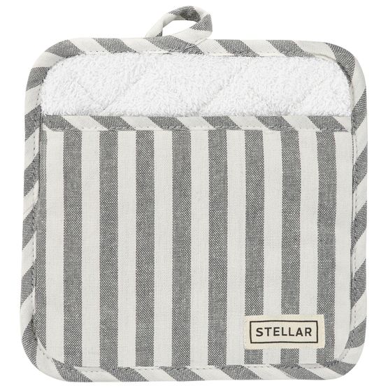 Stellar - Pot Holder - Grey Stripe
