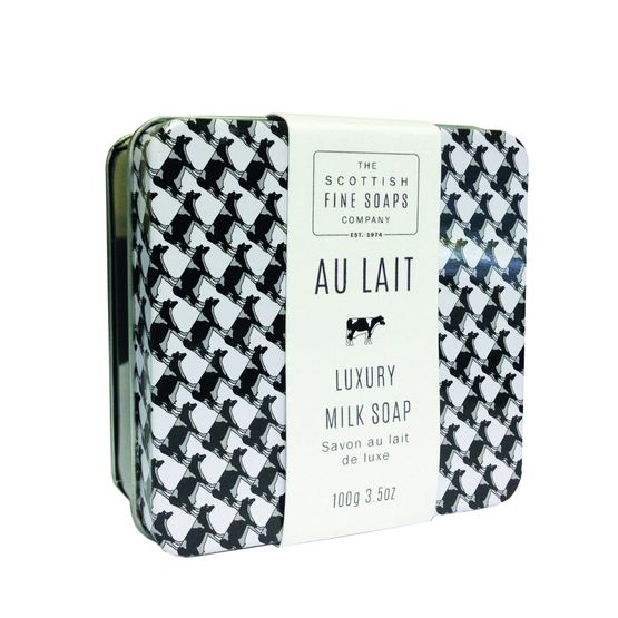 The Scottish Fine Soaps Company - Au Lait - Soap in a Tin 100g