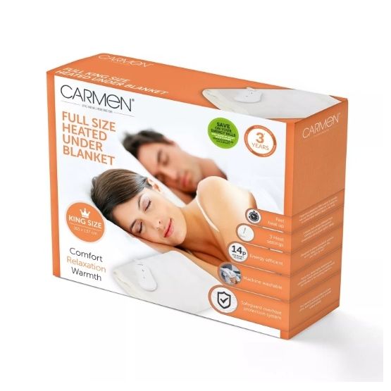 Full Size King Size Heated Under Blanket