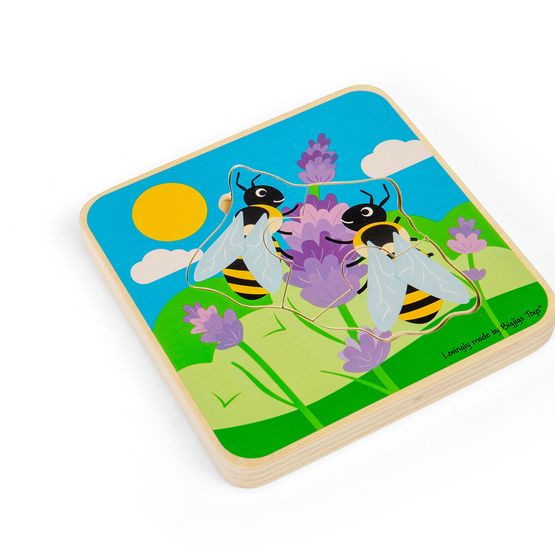Bigjigs - Lifecycle Layer Puzzle Honeybee