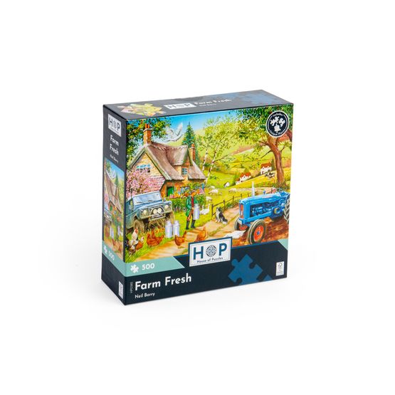 House of Puzzles - Farm Fresh 500 Piece Jigsaw Puzzle