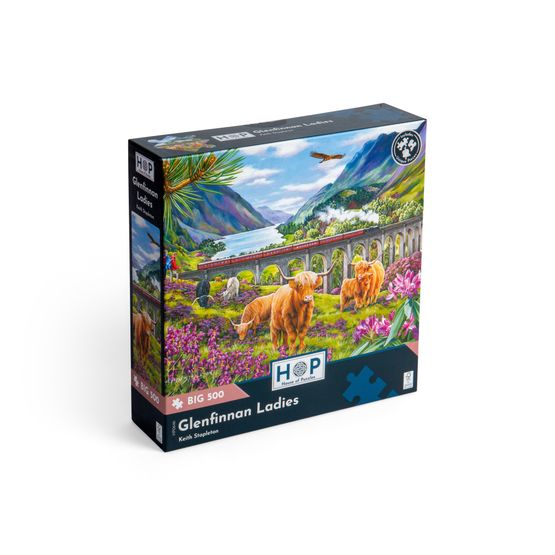 House of Puzzles - Glenfinnan Ladies BIG500 Piece Jigsaw Puzzle