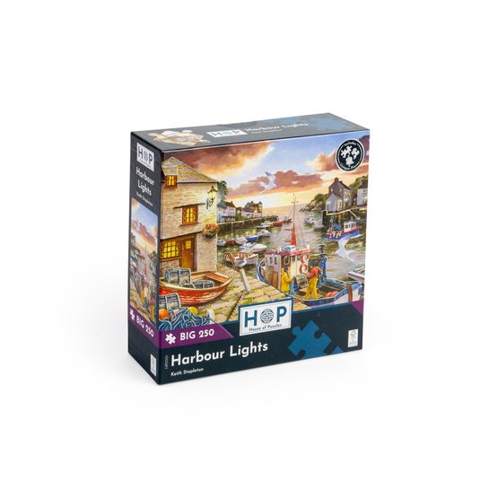 House of Puzzles - Harbour Lights Big 250 Piece Jigsaw Puzzle