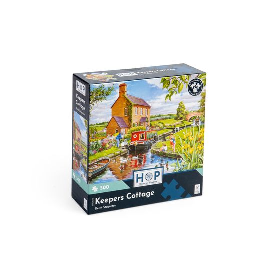 House of Puzzles - Keepers Cottage Jigsaw 500 Piece Jigsaw Puzzle