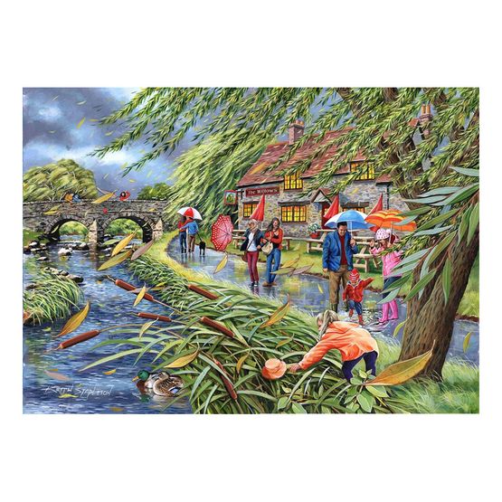House of Puzzles - Wind at the Willows 1000 Piece Jigsaw Puzzle