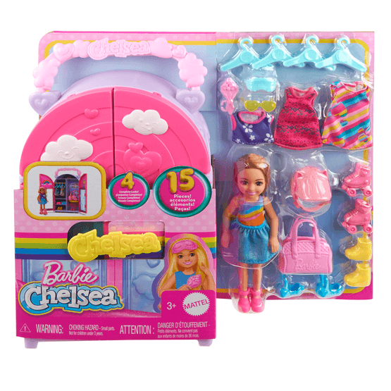 Barbie - Chelsea Doll &amp; Closet Play Set