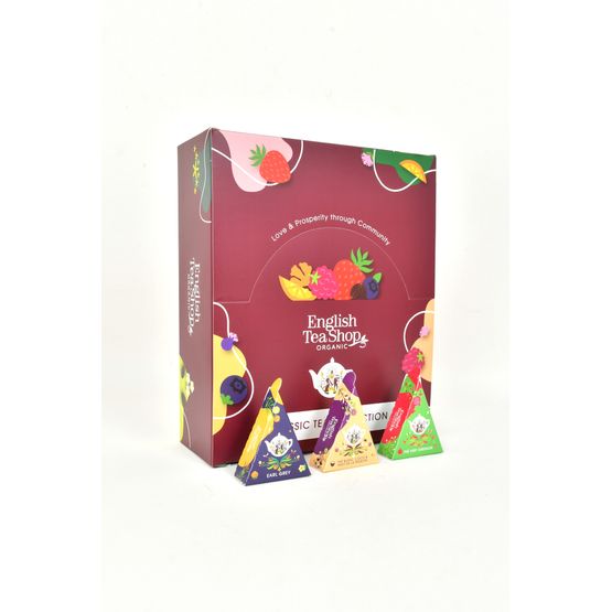 English Tea Shop Organic - Classic Tea Assorted Pyramid Assortment
