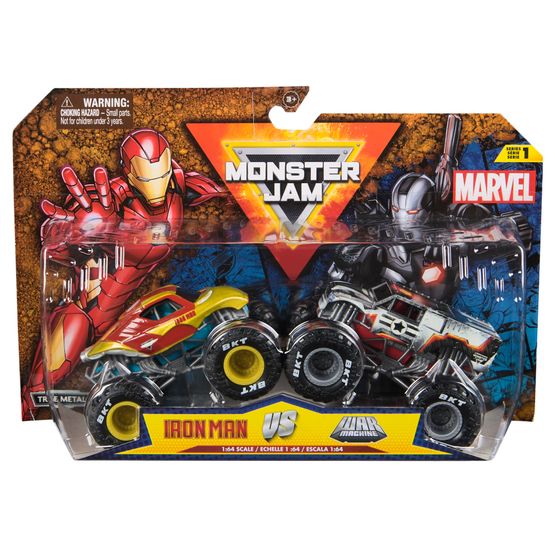 Monster Jam - 1.64 Marvel Die Cast Trucks 2 Pack