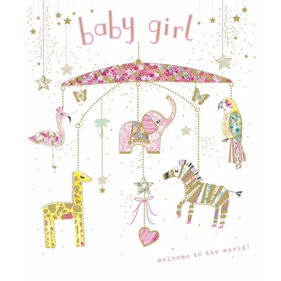 Mobile With Baby Girl