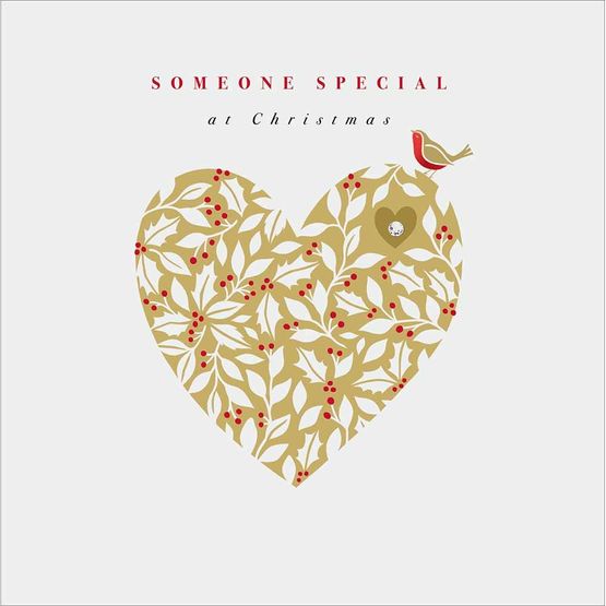 Christmas Card - Heart Of Holly