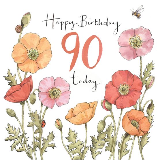 Age 90th Poppies