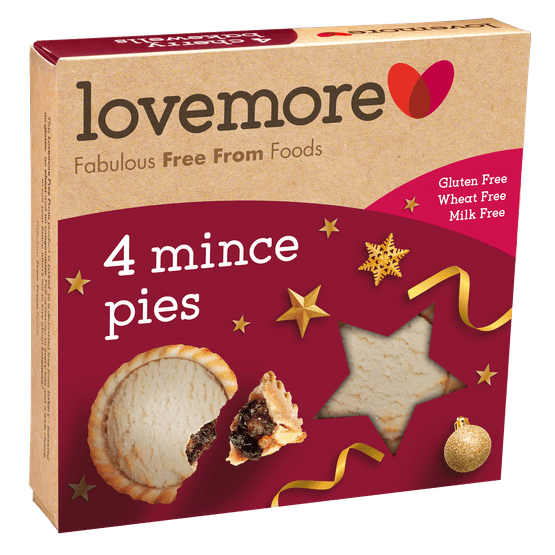 Lovemore - Gluten Free Mince Pies 4 Pack