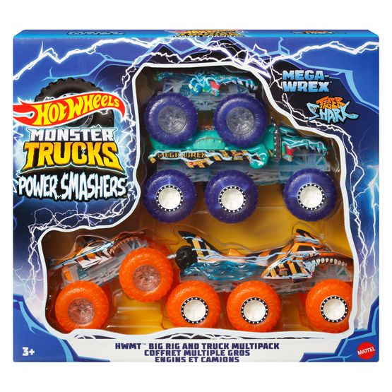 Hot Wheels - Monster Truck Big Rig and Truck Multipack