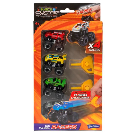 Micro Systemz - Big Wheel Racers 4 pack