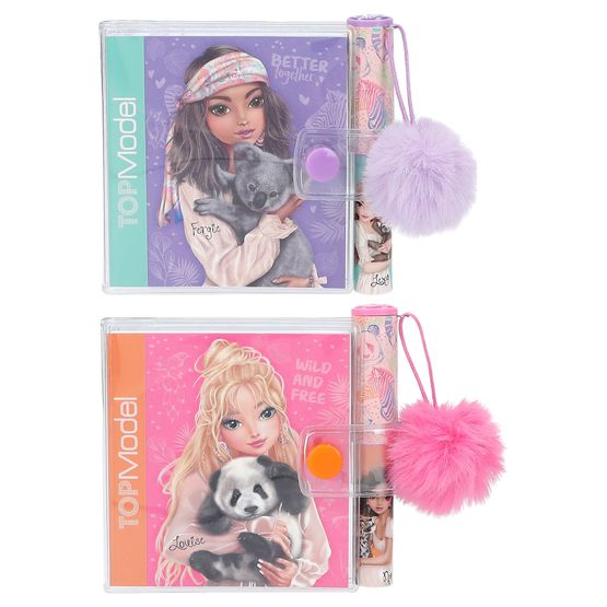 TOPModel - Mini Notebook with Ballpen WILD Assortment