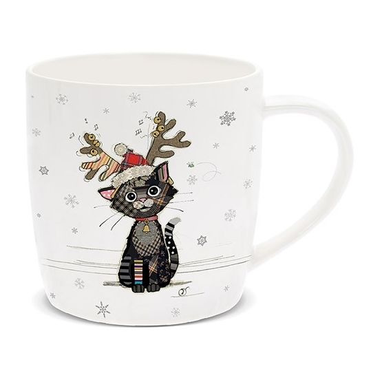 Xmas Bug Art Mug Kitten