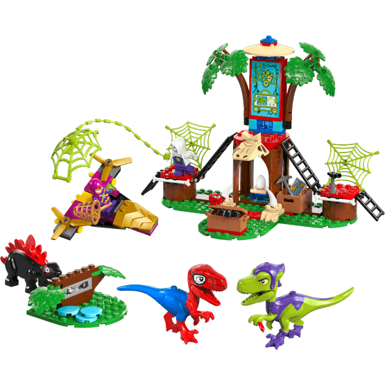 LEGO Spidey - Spidey &amp; Gobbys Raptor Battle at Tree