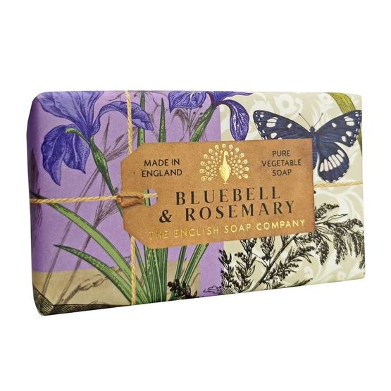 English Soap Company - Anniversary Collection Bluebell &amp; Rosemary Soap