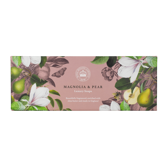 English Soap Company - Kew Gardens Soap Magnolia &amp; Pear Soap 3 x 100g