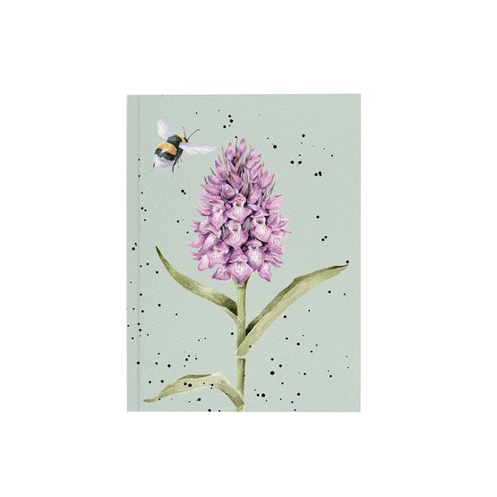 Wrendale Designs - Bee Marsh Orchid A6 Notebook
