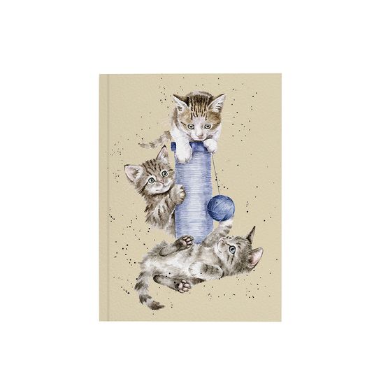 Wrendale Designs - Cat Three's a Crowd A6 Notebook