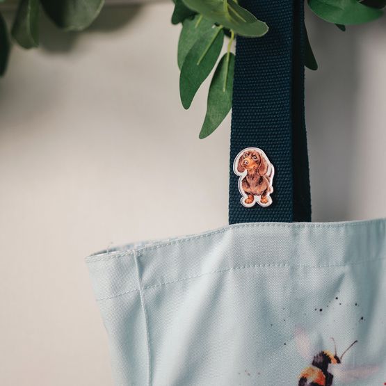 Wrendale Designs - Dog Little Sausage Pin Badge