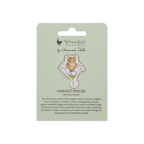 Wrendale Designs - Mouse Oops a Daisy Pin Badge