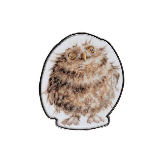 Wrendale Designs - Owls Round Owl Pin Badge