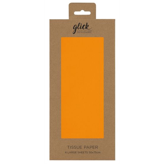 Glick - Tissue Plain Neon Orange