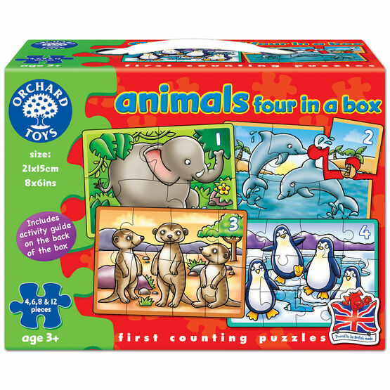 Orchard Toys - Animals Four in a Box Puzzle - 220