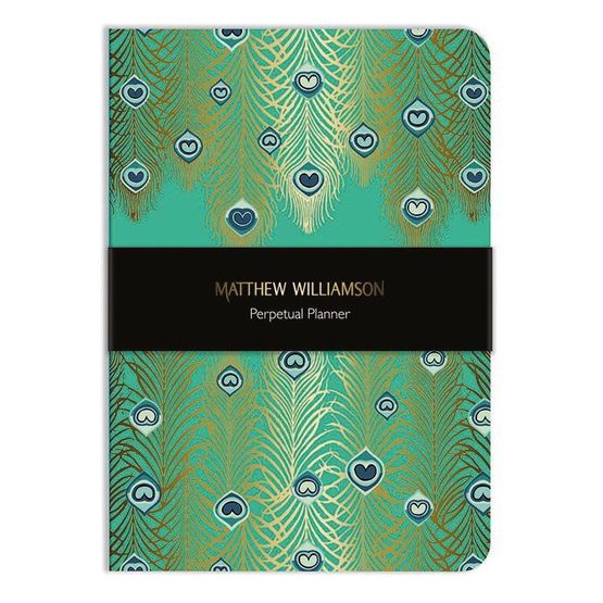 Museums &amp; Galleries - Jade Peacock Heart Perpetual Planner